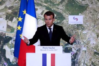 El presidente francés, Emmanuel Macron. REUTERS/Etienne Laurent/Pool