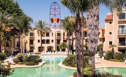 Exterior del Hotel Port Aventura, cuyas habitaciones ha rediseñado El Corte Inglés.