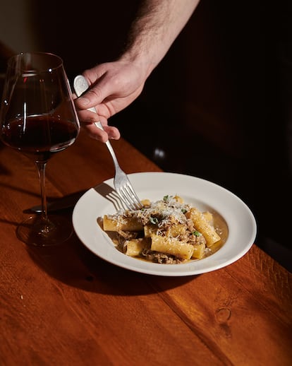 Rigatoni con con friggione, de Manifesto 13.