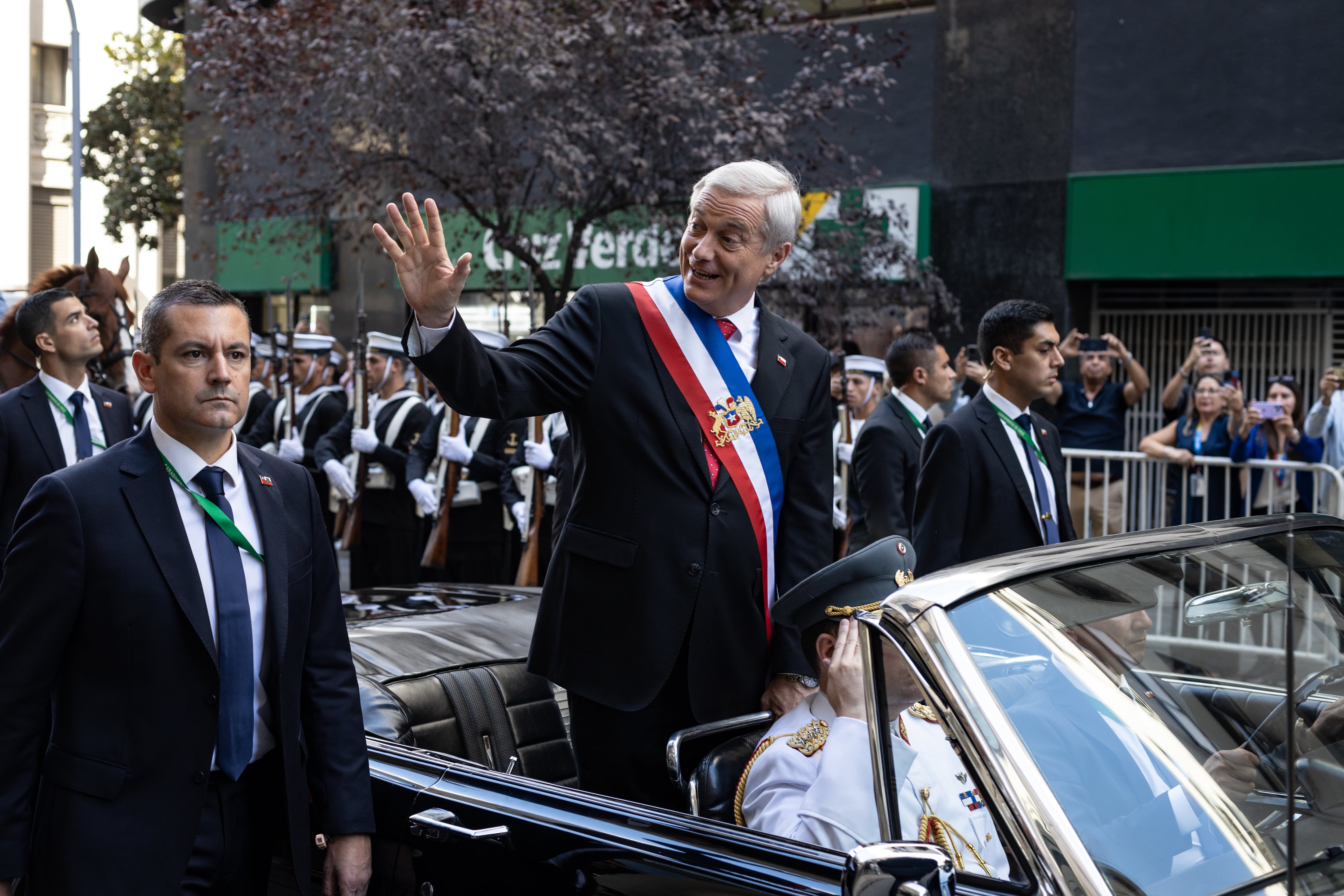 José Antonio Kast en Santiago, el 12 de marzo.