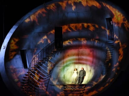 Un pasaje del segundo acto de "Tristán e Isolda", en el Liceu.