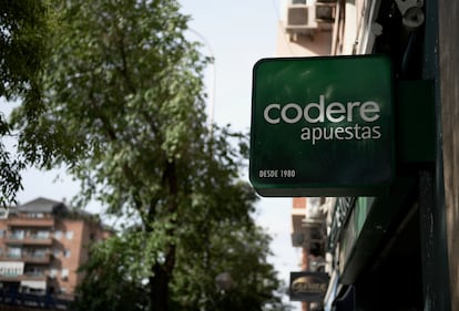 Exterior de un salón de juego de Codere.