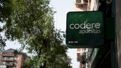 Exterior de un salón de juego de Codere.