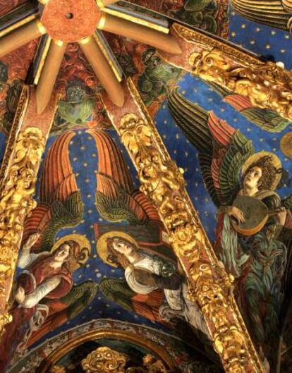 Los ángeles renacentistas de la catedral de Valencia en una imagen de 2007.