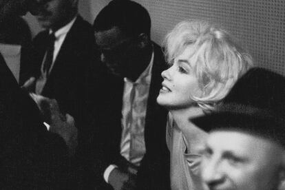 Marilyn con Ray Charles.