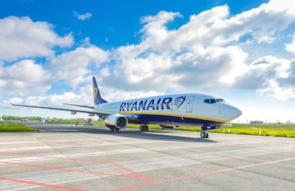 Uno de los aviones B737 de Ryanair.