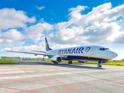 Uno de los aviones B737 de Ryanair.