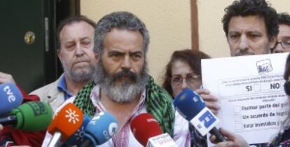 Sánchez Gordillo tras el referéndum celebrado por la militancia de IU.