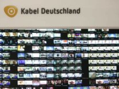 Logotipo de Kabel Deutschland en las instalaciones de la compa&ntilde;&iacute;a. 