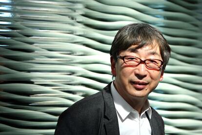 El arquitecto Toyo Ito fotografiado en Barcelona en el año 2009.