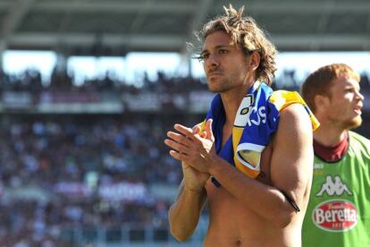 Cerci, se despide la aficón del Torino al final de la temporada pasada.