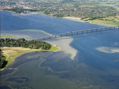 Recreación del futuro enlace de Frederikssund, en Dinamarca.