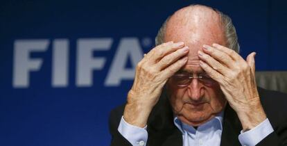 Blatter, presidente de la FIFA, en 2014.