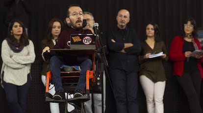 El secretario general de Podemos en Aragón, Pablo Echenique.