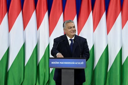 Viktor Orbán, el sábado pasado en Budapest.