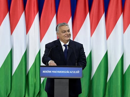 Viktor Orbán, el sábado pasado en Budapest.