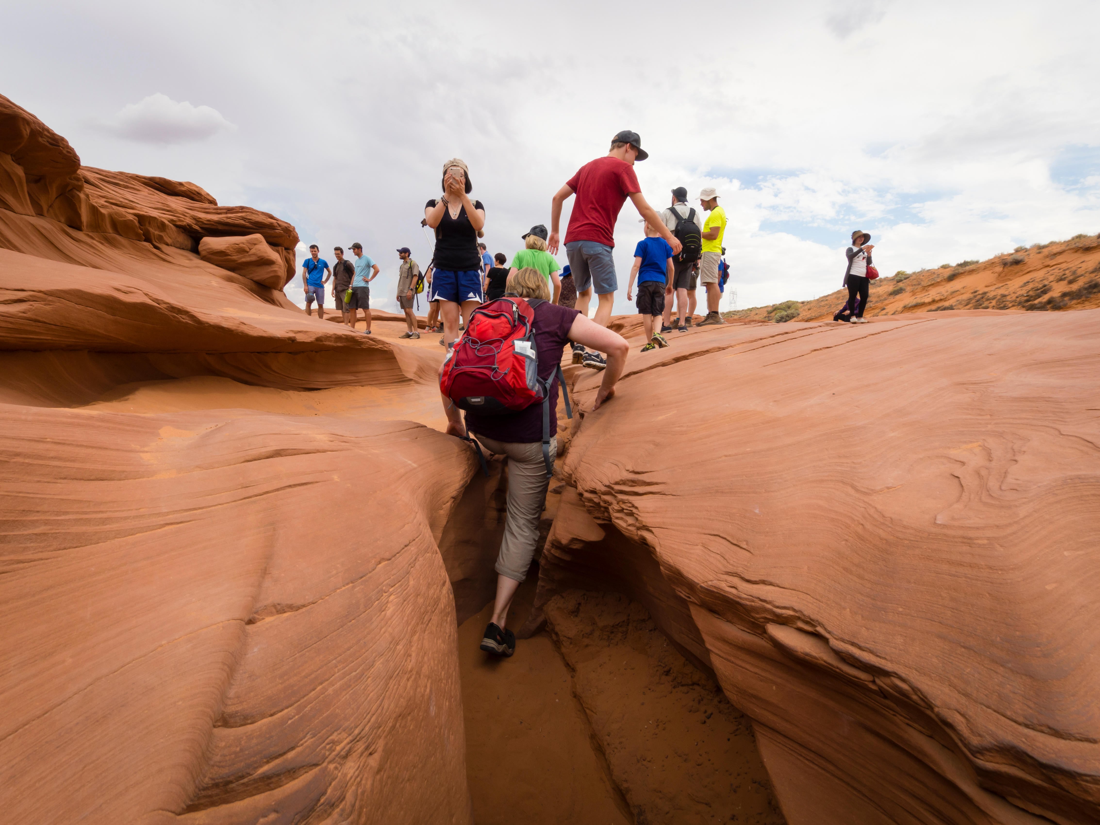 Gerard Piqué a l’Antelope Canyon