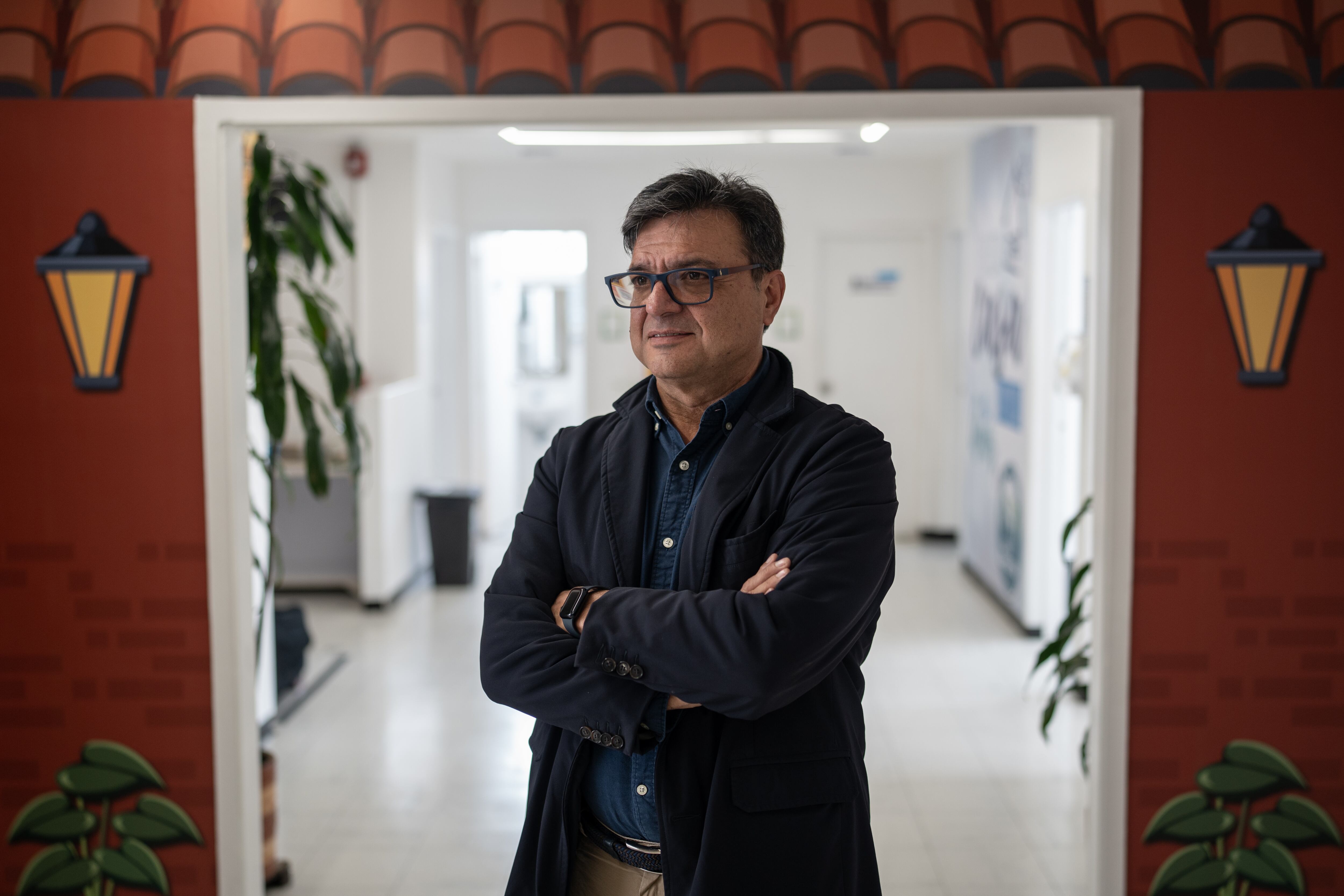 Gerson Bermont, en la Casa de Bienestar, en Bogotá, el 7 de octubre.