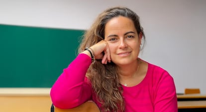 María Fernández Gago, profesora de primaria en Valladolid, en una imagen cedida. 