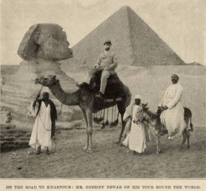 Thomas Dewar en El Cairo.