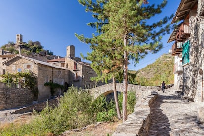 Pueblo Montañana en Ribagorza, Huesca.