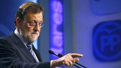 El presidente del Gobierno en funciones, Mariano Rajoy.