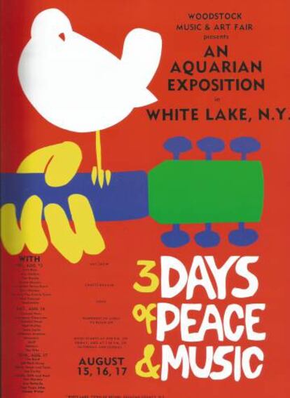 Cartel de Woodstock 1969