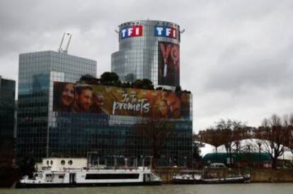 Sede de la cadena de televisión TF1, en Boulogne-Billancourt, cerca de París.