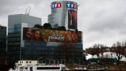 Sede de la cadena de televisión TF1, en Boulogne-Billancourt, cerca de París.