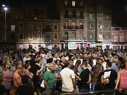 Manifestaci&oacute;, el 2014, contra els pisos tur&iacute;stics.