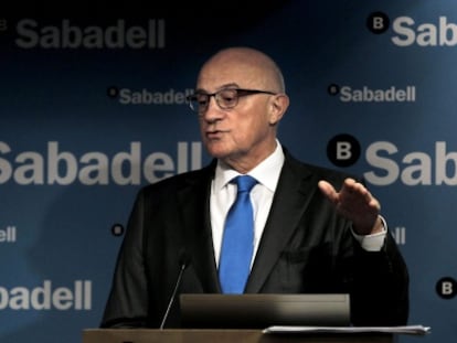 El presidente de Banco Sabadell, Josep Oliu.