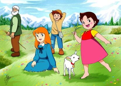 'Heidi', cocreada por Takahata y Miyazaki, llegó a TVE en 1975, solo un año después de su estreno en Japón, convirtiéndose en el primer fenómeno de masas del anime en España.  