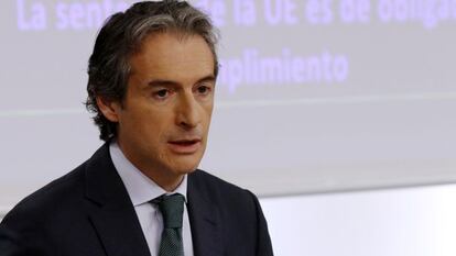 El ministro de Fomento, &Iacute;&ntilde;igo de la Serna. EFE/Archivo