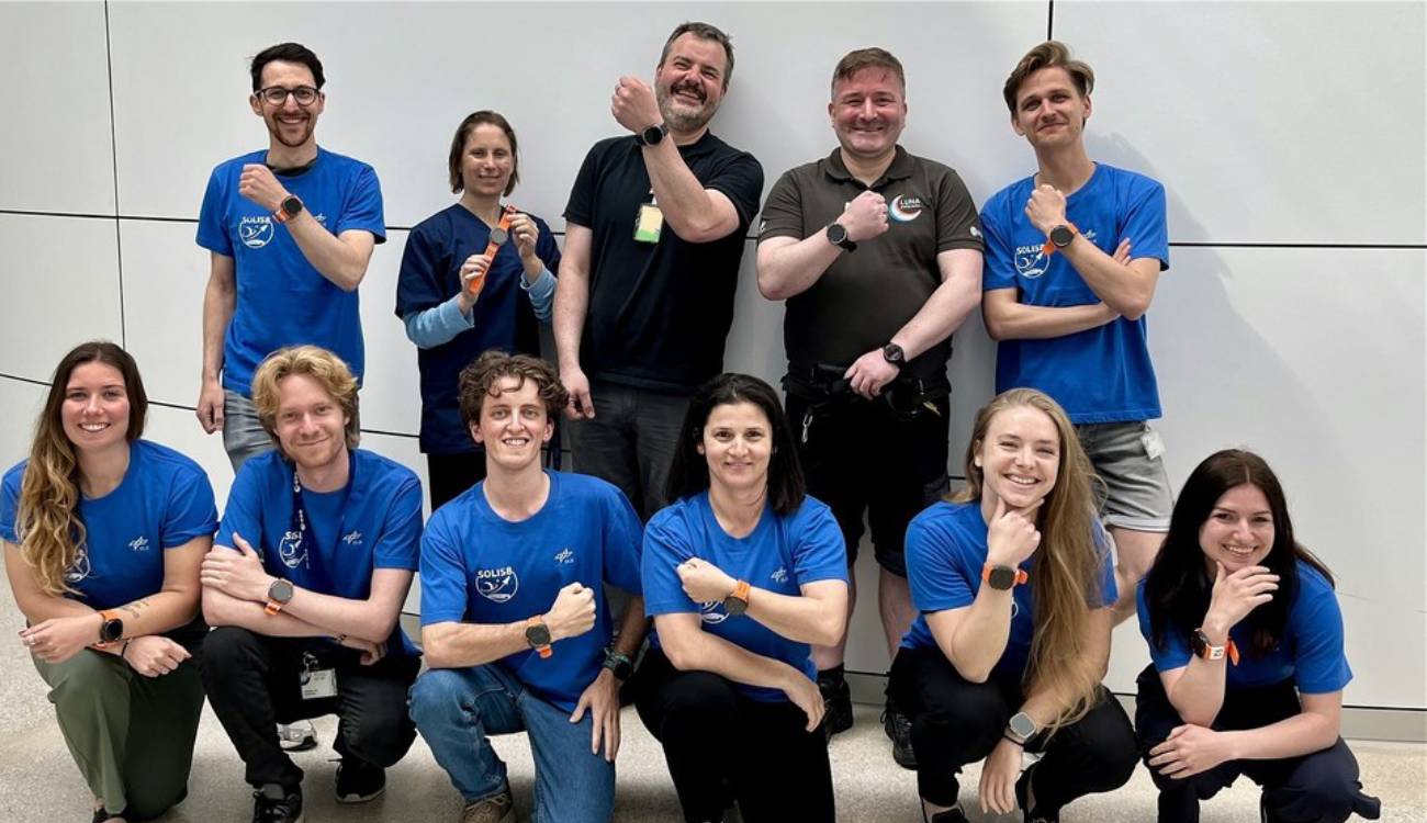 Voluntarios del experimento SOLIS8 de la ESA