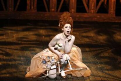 La soprano Patricia Petibon en París.