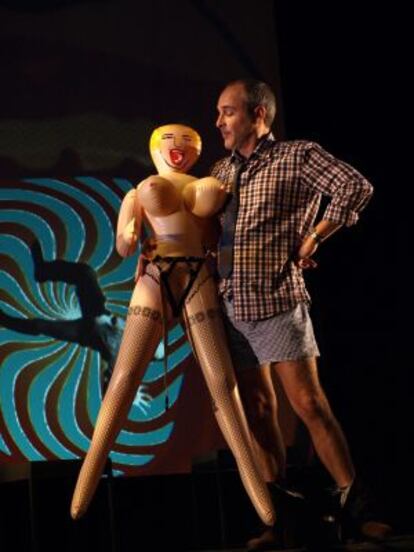 Un momento de la obra, con Fernando Guillén Cuervo.