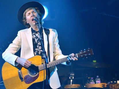 Beck, en un concierto en 2017. 