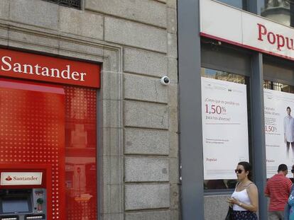 La absorción de Popular lleva a Santander a recortar 2.160 empleos en los servicios centrales