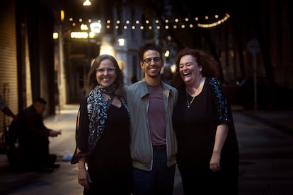Laura Segade, Manuco Firmani y Verónica Alegre, docentes de las clases de tango para personas con Parkinson.