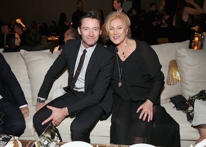 Hugh Jackman and his ex-wife Deborra-Lee Furness in 2017 in New York.