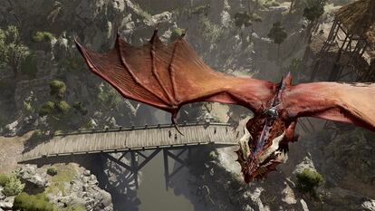 Captura de pantalla del videojuego 'Baldur's Gate III', que ocurre en el universo de 'Dragones y mazmorras'.