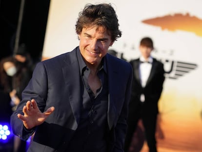 Tom Cruise, en el estreno en Japón de la película 'Top Gun: Maverick'.