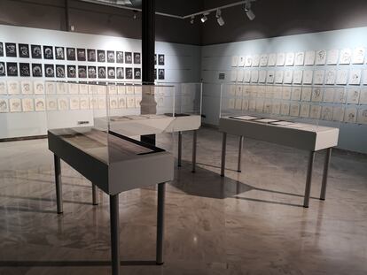 La sala de exposiciones en el Museo de Reus.