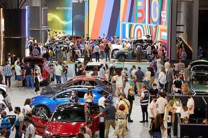 Aspecto del salón Automobile de Barcelona de 2021.