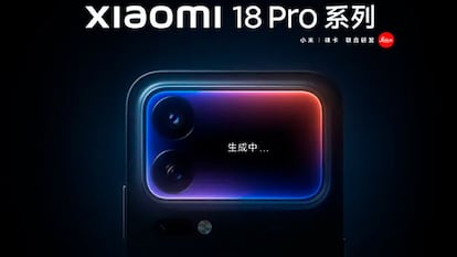 Pantalla trasera del Xiaomi 18 Pro