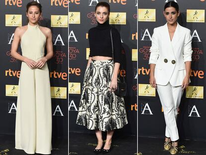 Elegancia y sencillez en la cena de los nominados a los Goya