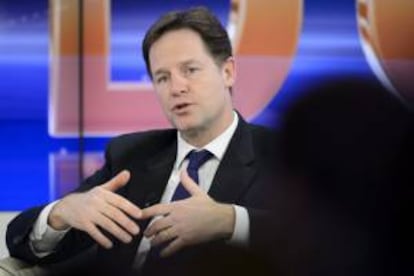 En la imagen, el viceprimer ministro británico, Nick Clegg. EFE/Archivo