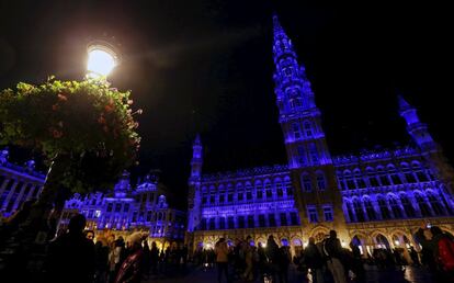 El Ayuntamiento de Bruselas, en la Grand Place.