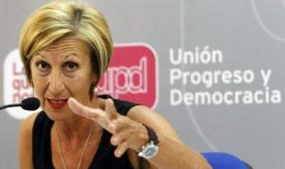 La líder de UPyD, Rosa Díez.