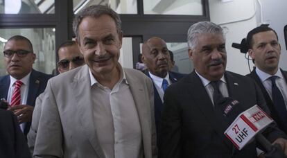 El expresidente del Gobierno espa&ntilde;ol Jos&eacute; Luis Rodr&iacute;guez Zapatero, el pasado 13 de septiembre en Santo Domingo.